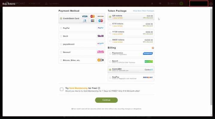 How to calculate the price-per-minute from tokens on cammodel site?