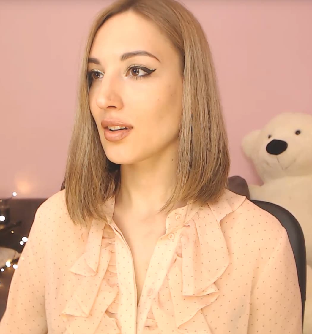 une camgirl russe de streamte
